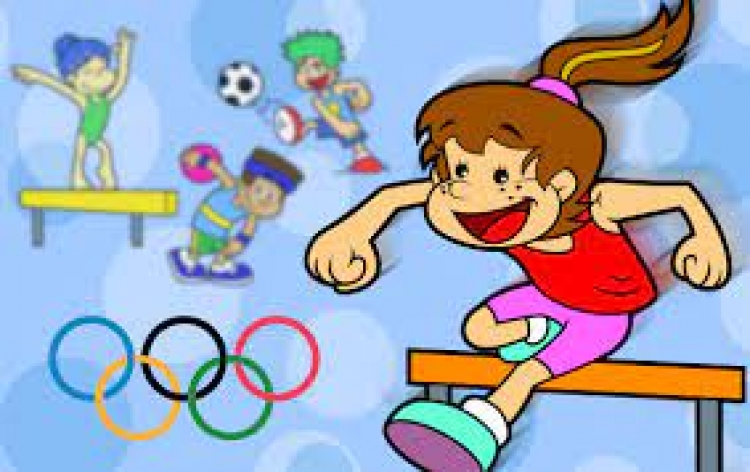 Olimpiadas Desenhos  Educação fisica, Atividades de educação física,  Desenhos de educação fisica